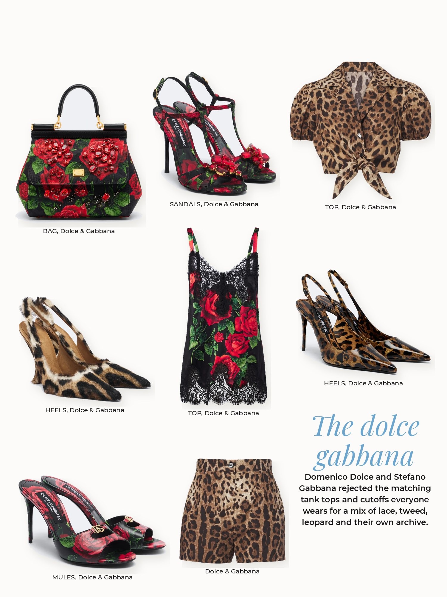 Dolce gabbana collage: Dolce & Gabbana