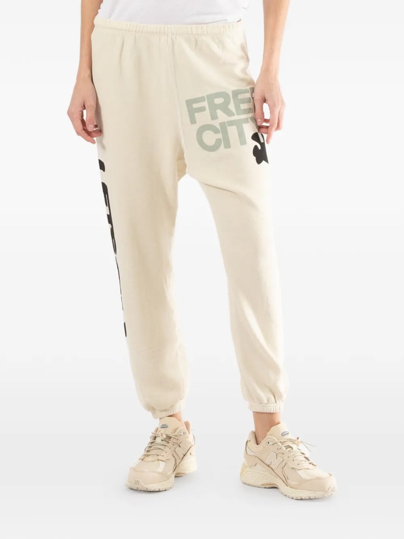 Graphic-print sweatpants