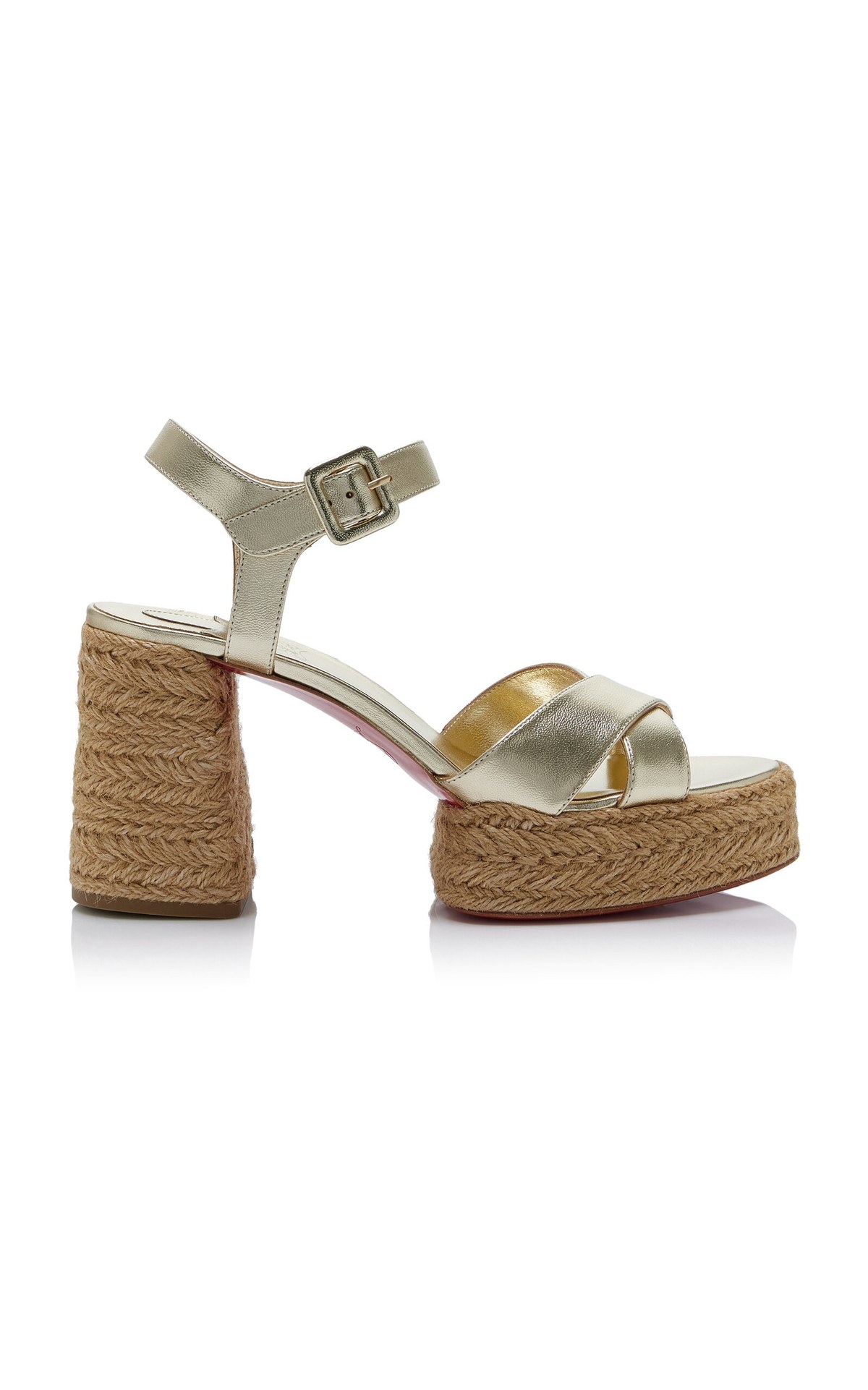 Calakala 85mm Metallic Leather Platform Sandals
