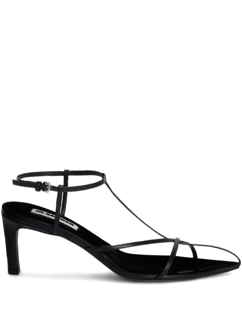 Cage medium-heel sandals