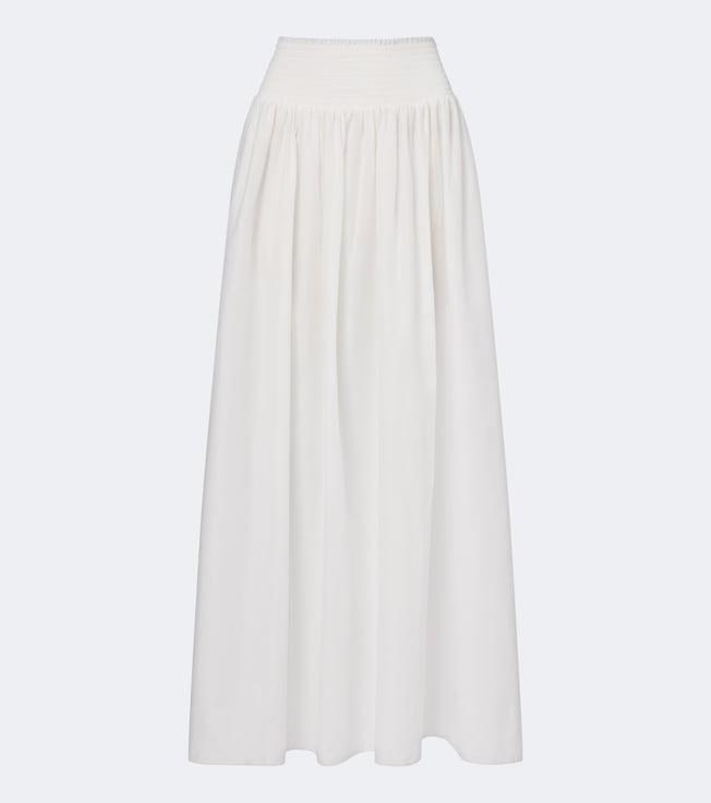 Millie cotton poplin maxi skirt