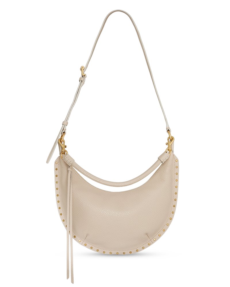 Darren Small Leather Crescent Crossbody Bag