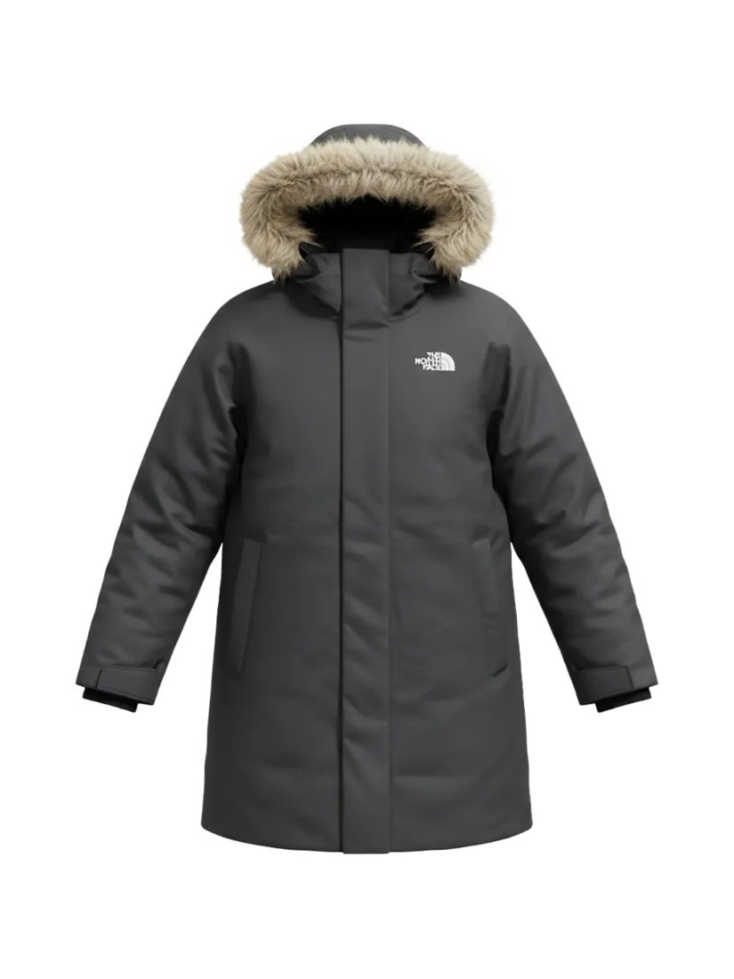 Arctic faux fur-trim parka