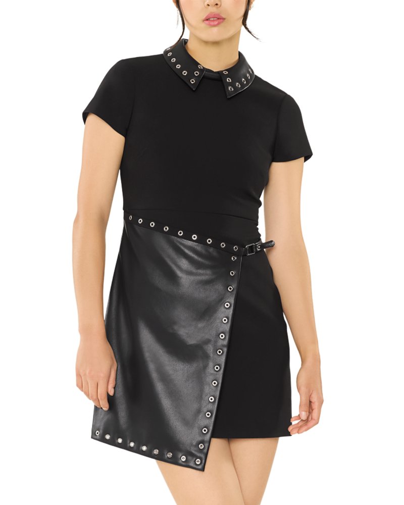Elia Faux Leather Dress