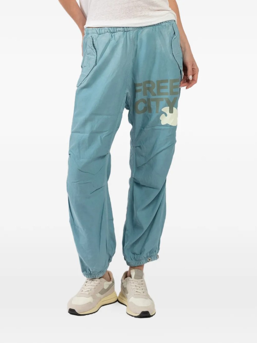Airjump graphic track pants