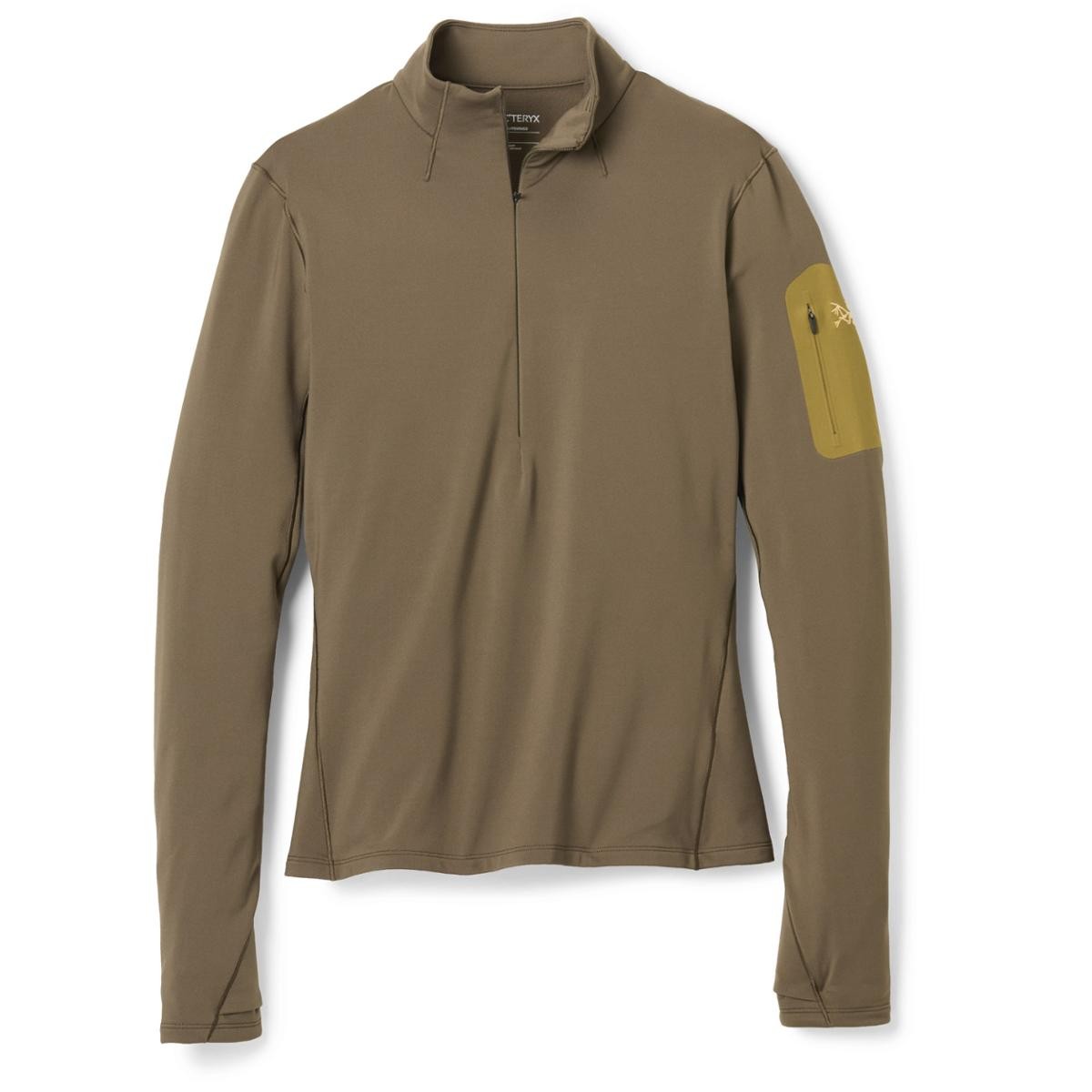 Rho Zip Neck Base Layer Top, Women's, Mongoose