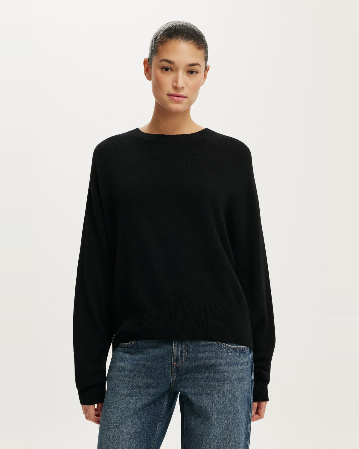 Cashmere Blend Crew Knit