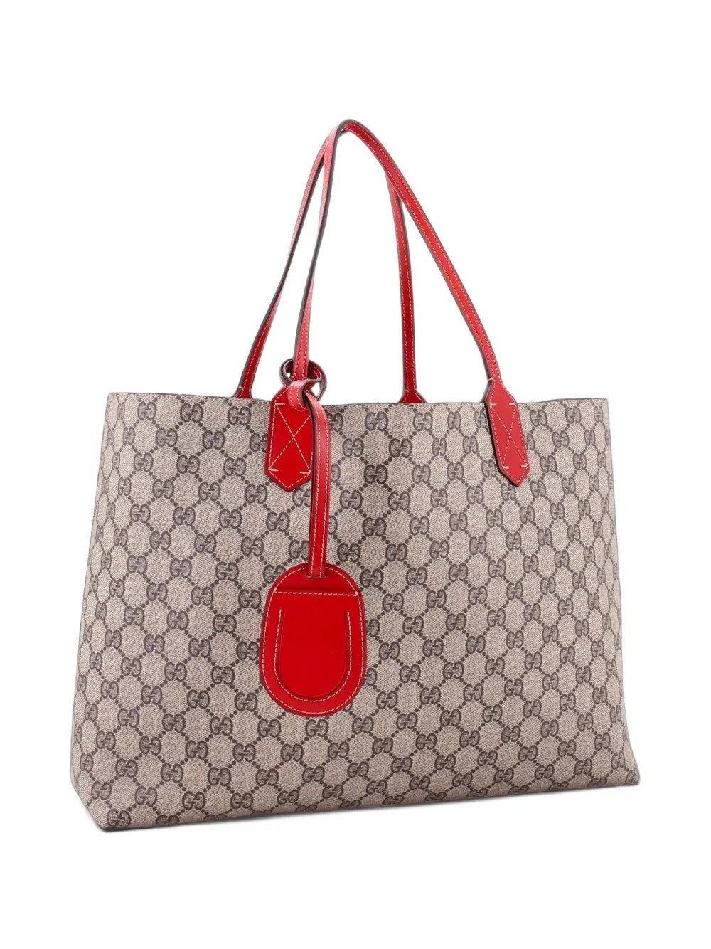 Pre-Owned Reversible GG Print Leather Large tote bag