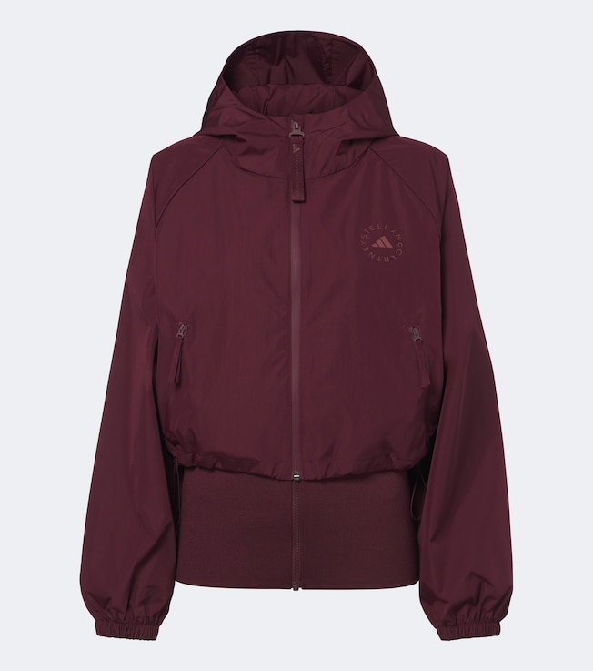 Logo hooded jacket