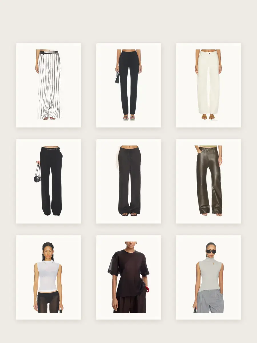 Helmut Lang product edit video