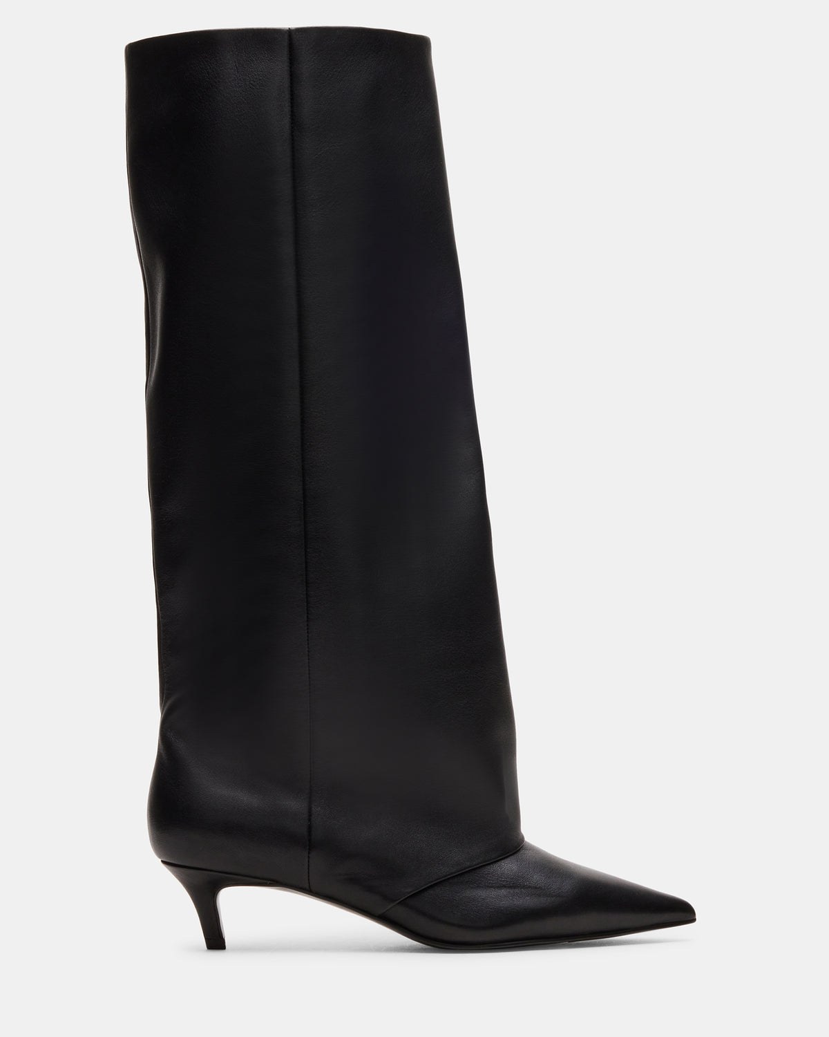 Luca Black Leather Knee-High Boots