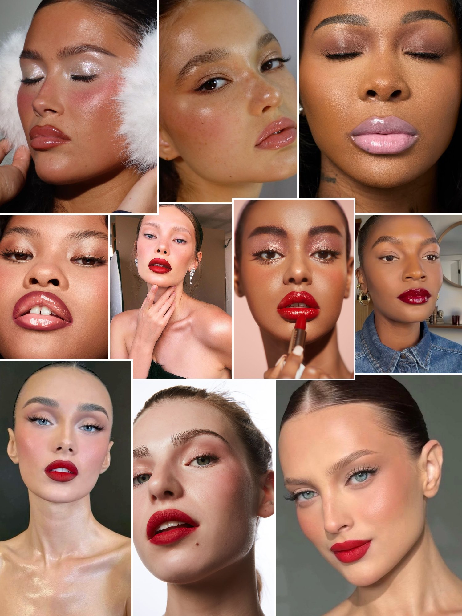 Street style collage of women wearing Sephora Black Friday