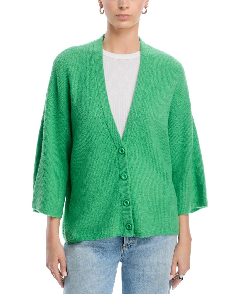 V Neck Cardigan Sweater