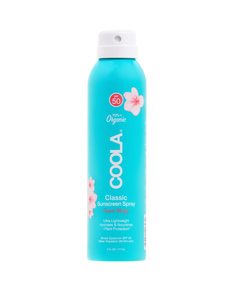Classic Body Organic Sunscreen Spray SPF 50 - Guava Mango 6 oz.