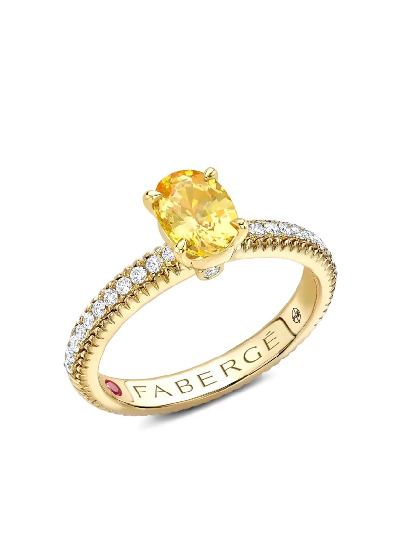 18K yellow gold Colours of Love multi-stone ring