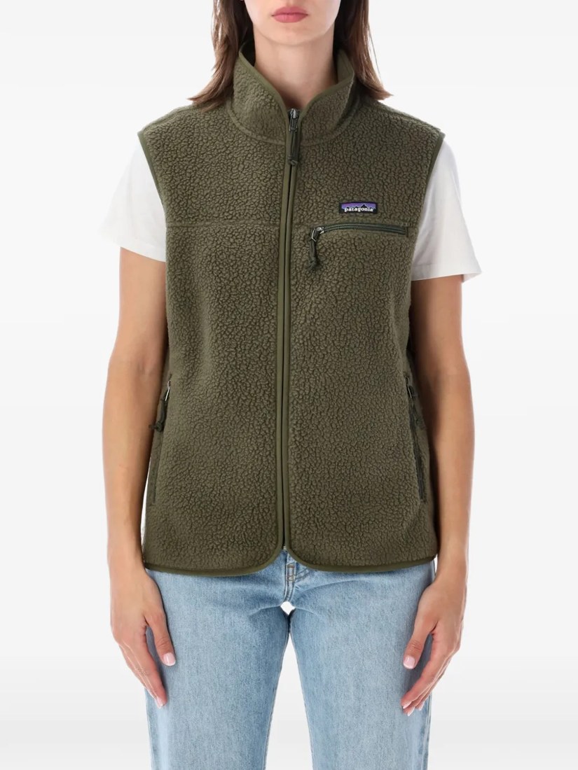 Retro Pile sleeveless vest