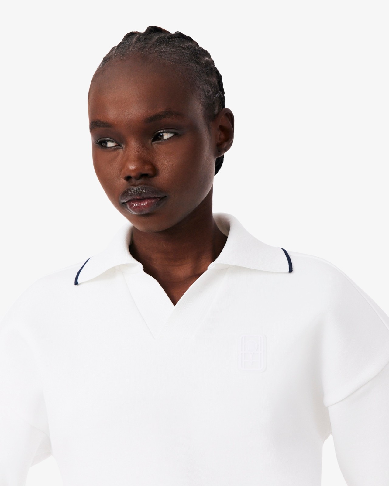 Tennis Heritage Polo Collar Sweatshirt