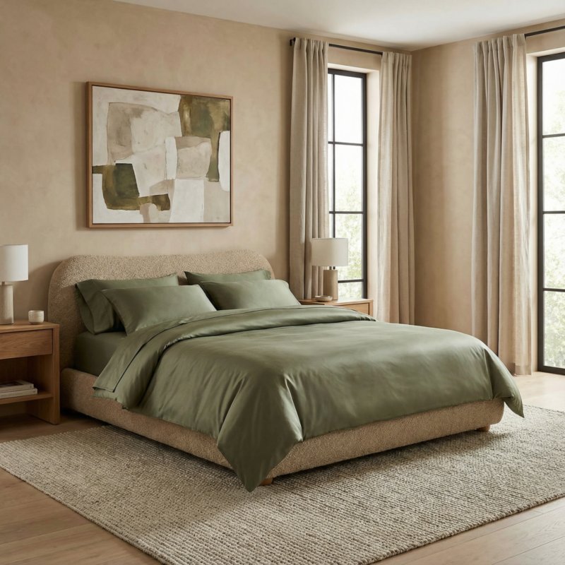 Luxe CleanBamboo Sateen+ Duvet Cover, California King
