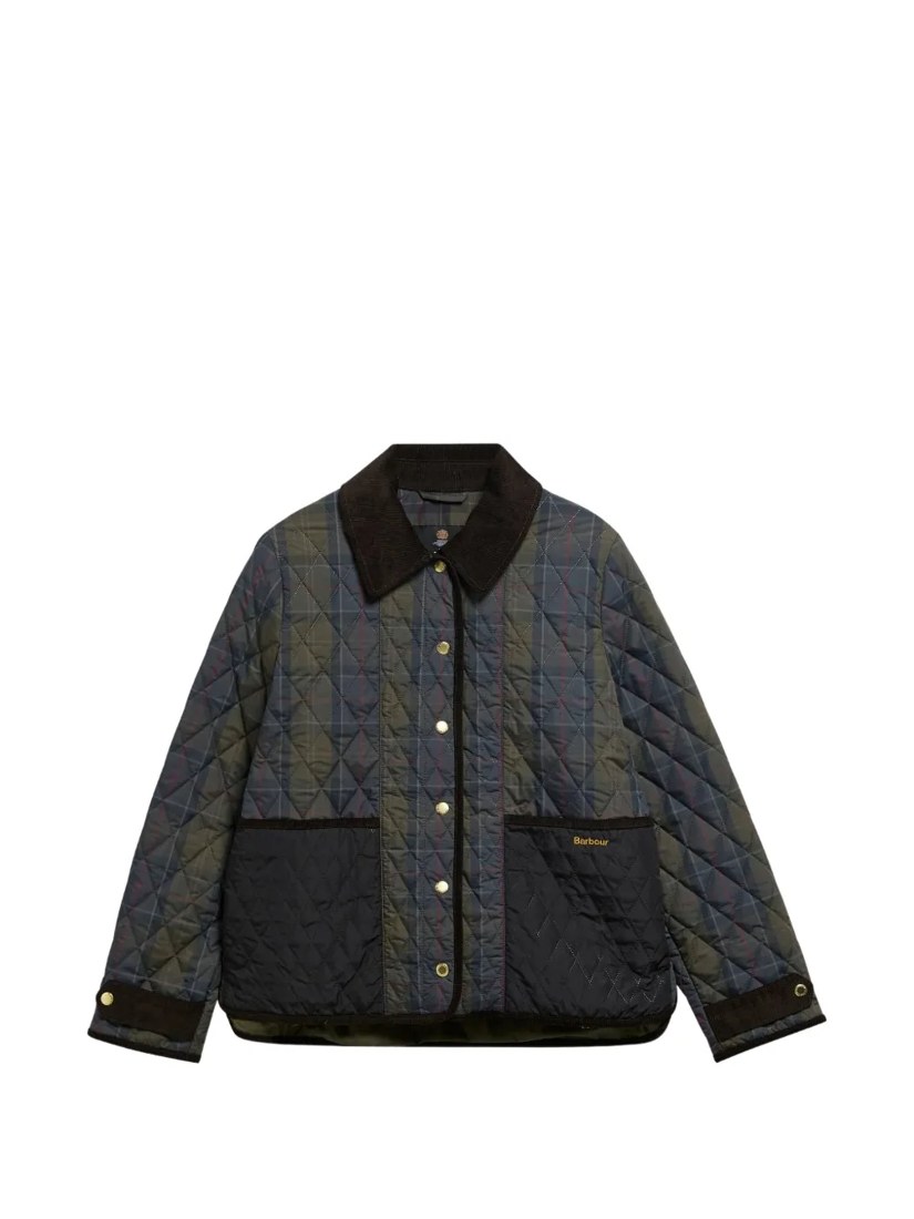 Ainsdale checked quilted jacket