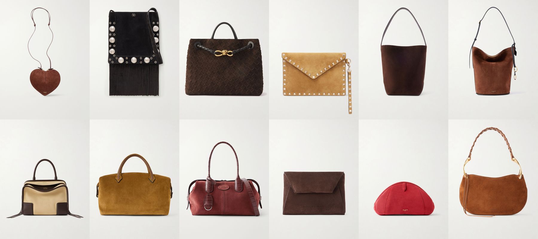 Phoebe Gates Suede Bags