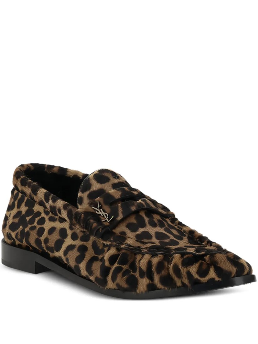 Le Loafer leopard print loafers