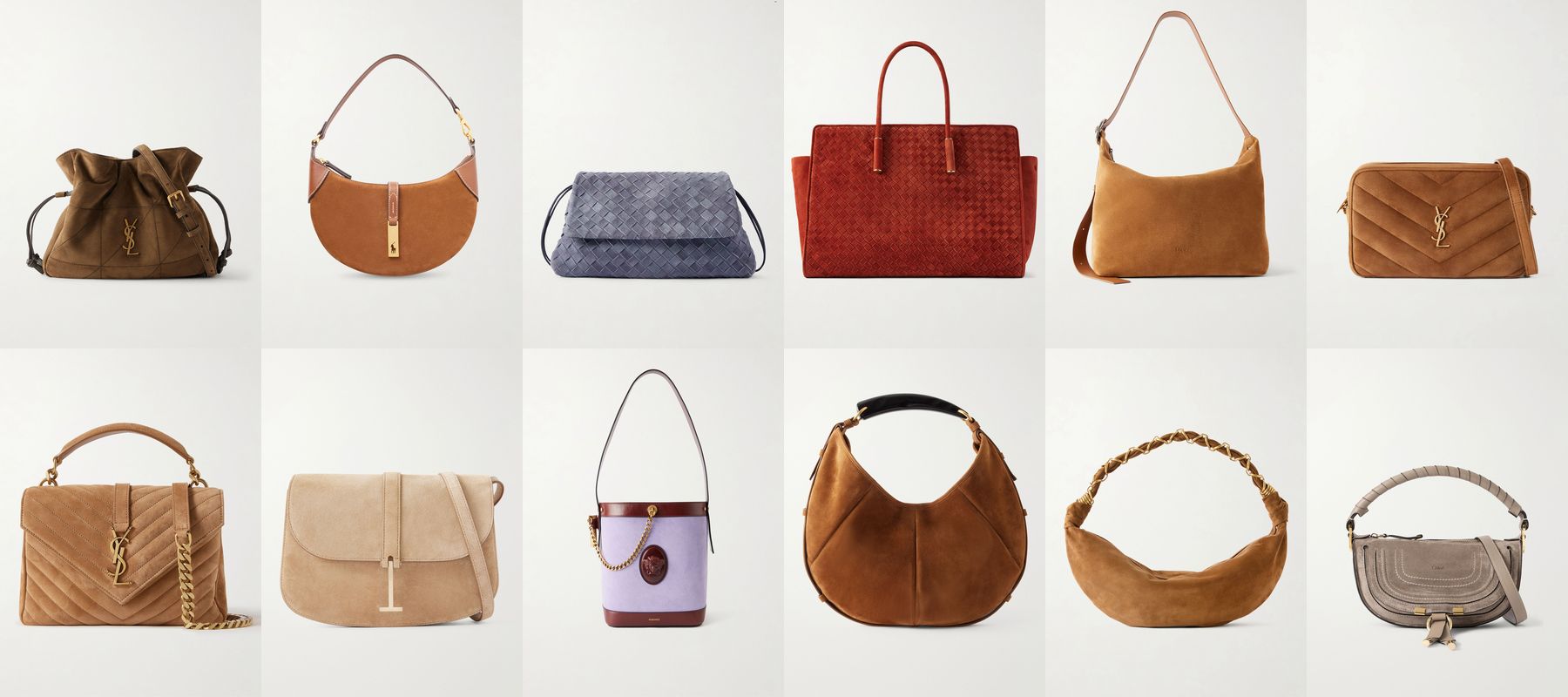 Designer Suede Bags