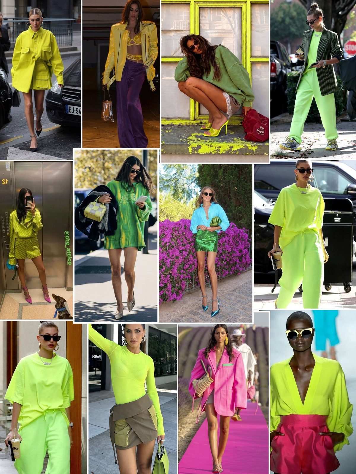 Neon Intentions collage