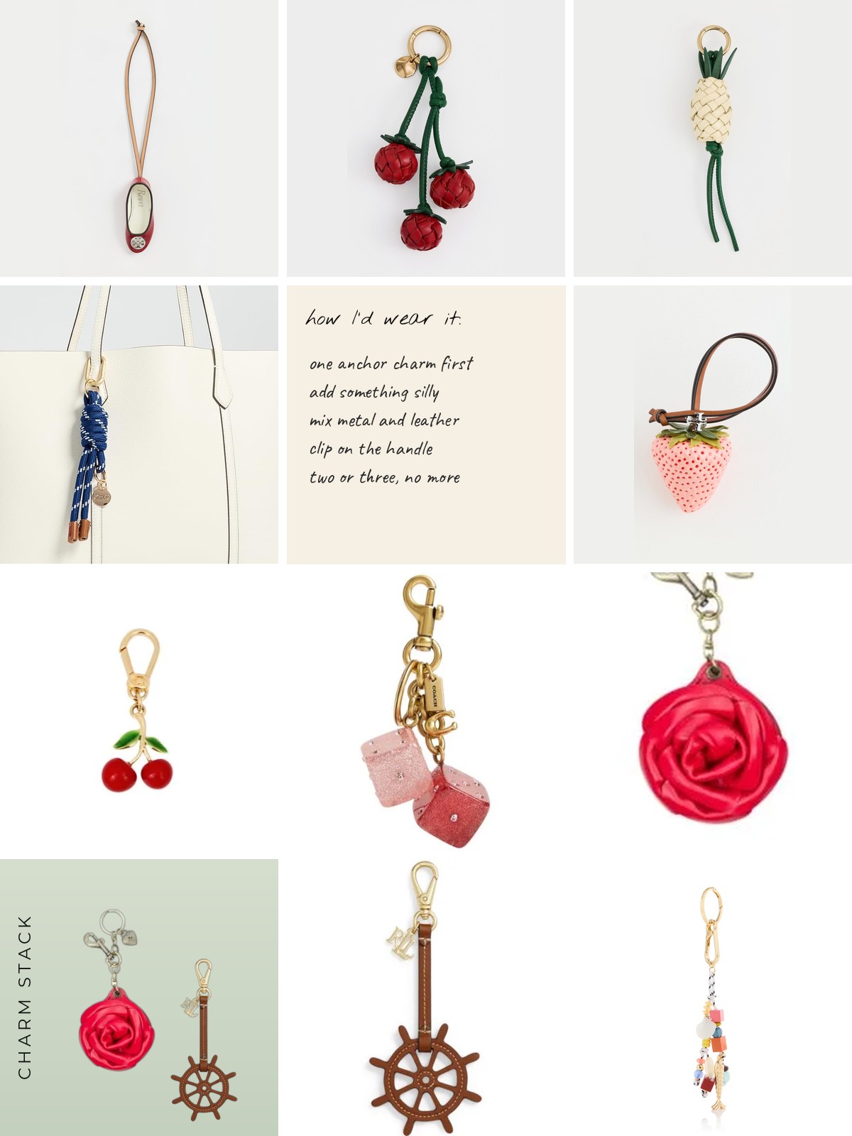 Bag Charms And Collectible Keychains collage