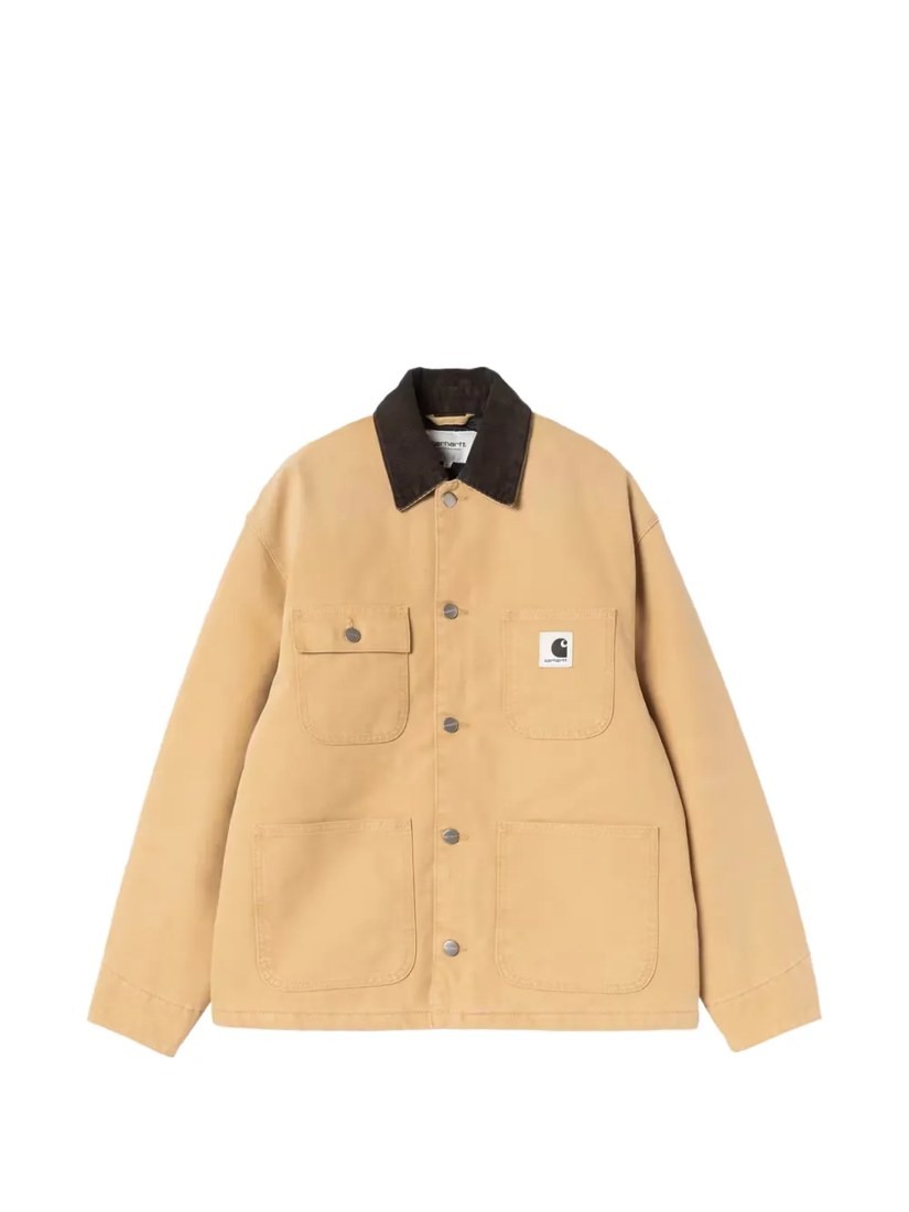 OG Michigan logo-patch coat