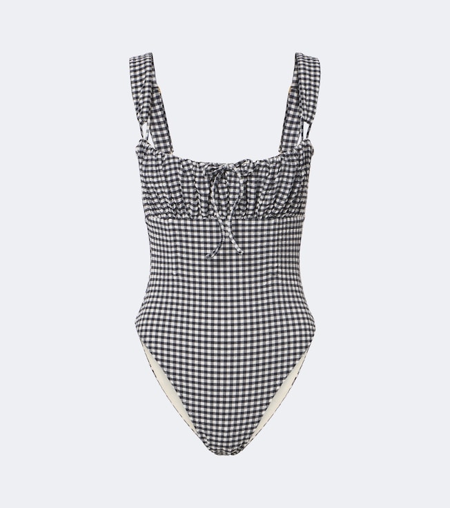 Victoria gingham swimsuit