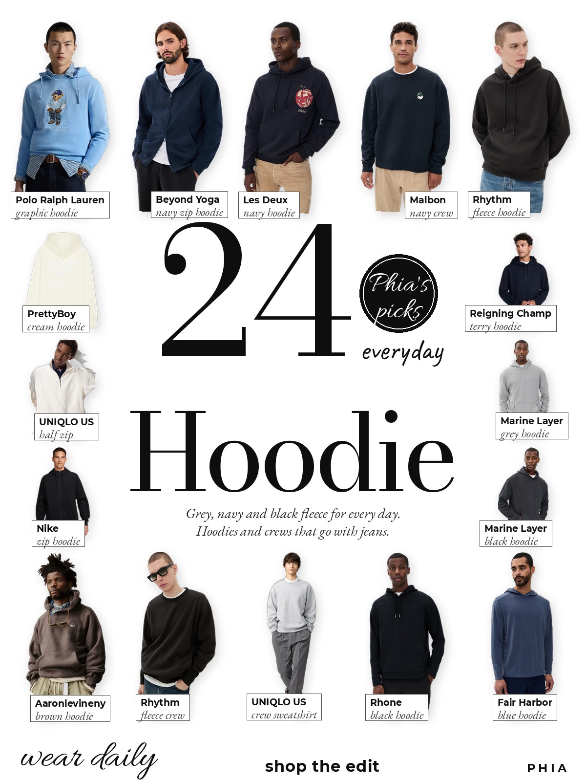 Everyday Hoodie collage