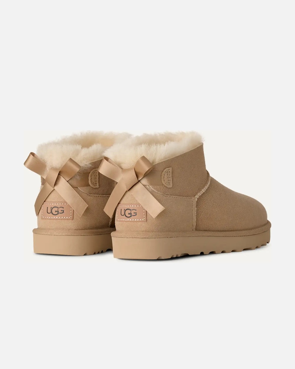 Ultra Mini Bailey Bow Boot in Sand