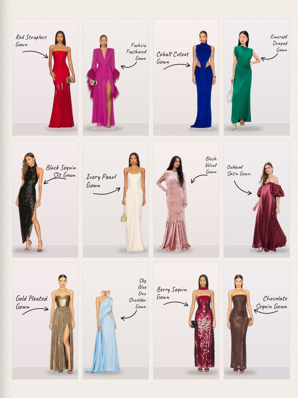 Red Carpet collage