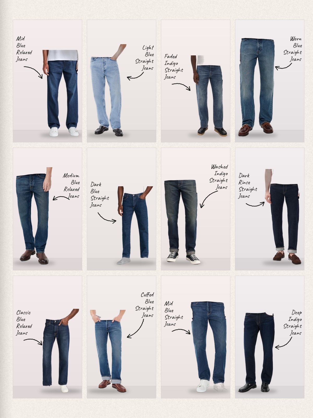Comfort Denim collage