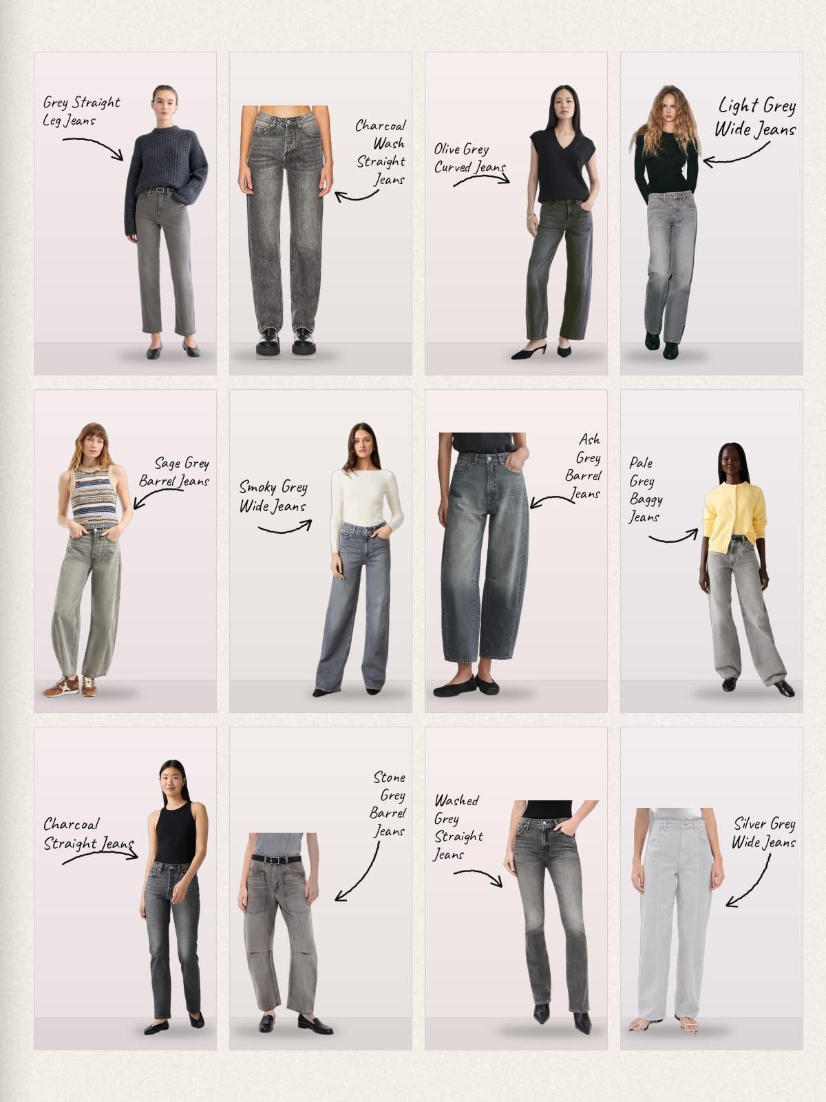 Shades of Grey collage