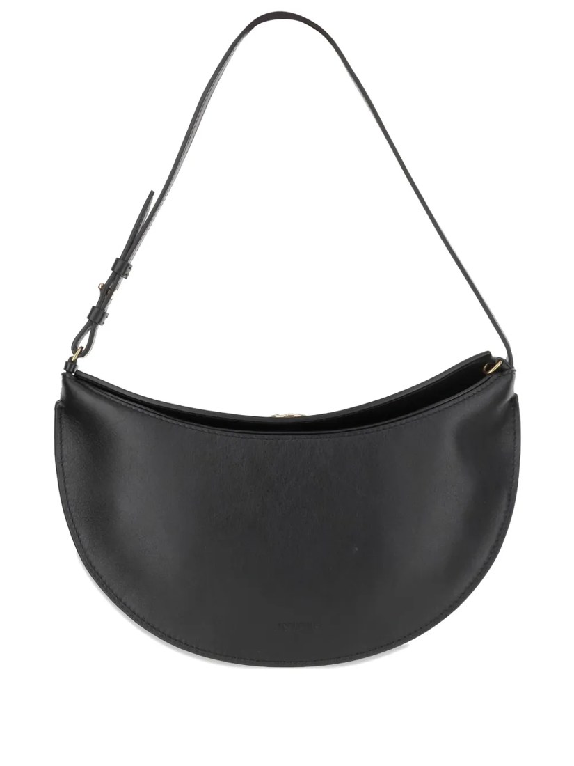 Small Oval calfskin leather shoulder bag