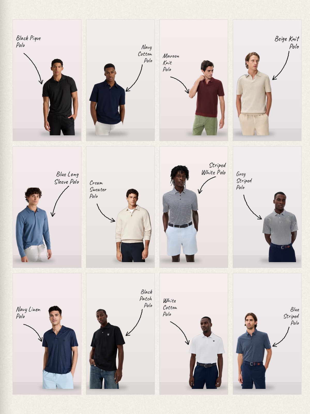 Polo Edit collage