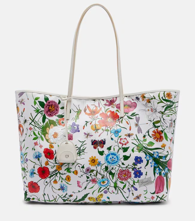 Tribeca Large Floral Canvas Shopper