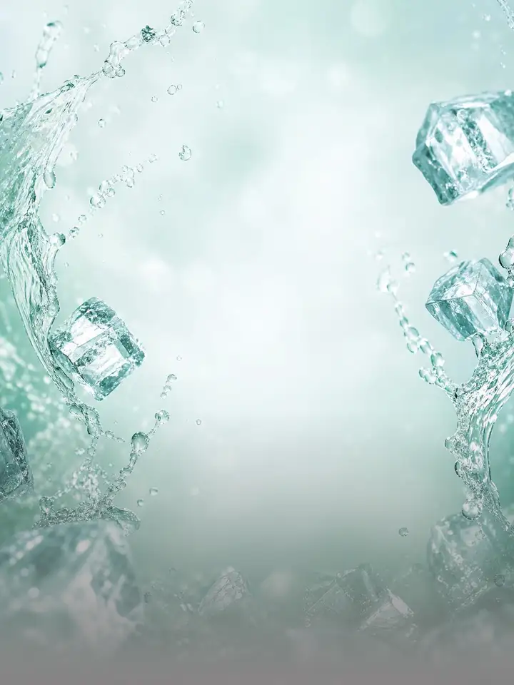 Video: The Ordinary salicylic acid and its pairing products appear over ice and water splashes, from the Phia edit