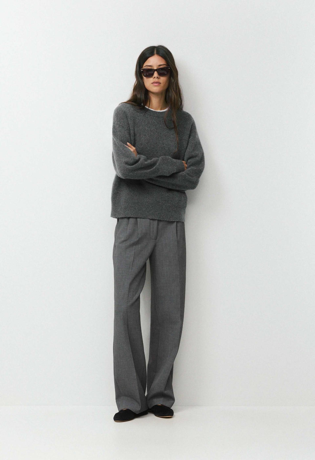 The Effortless Pant Eversential, Heather Charcoal