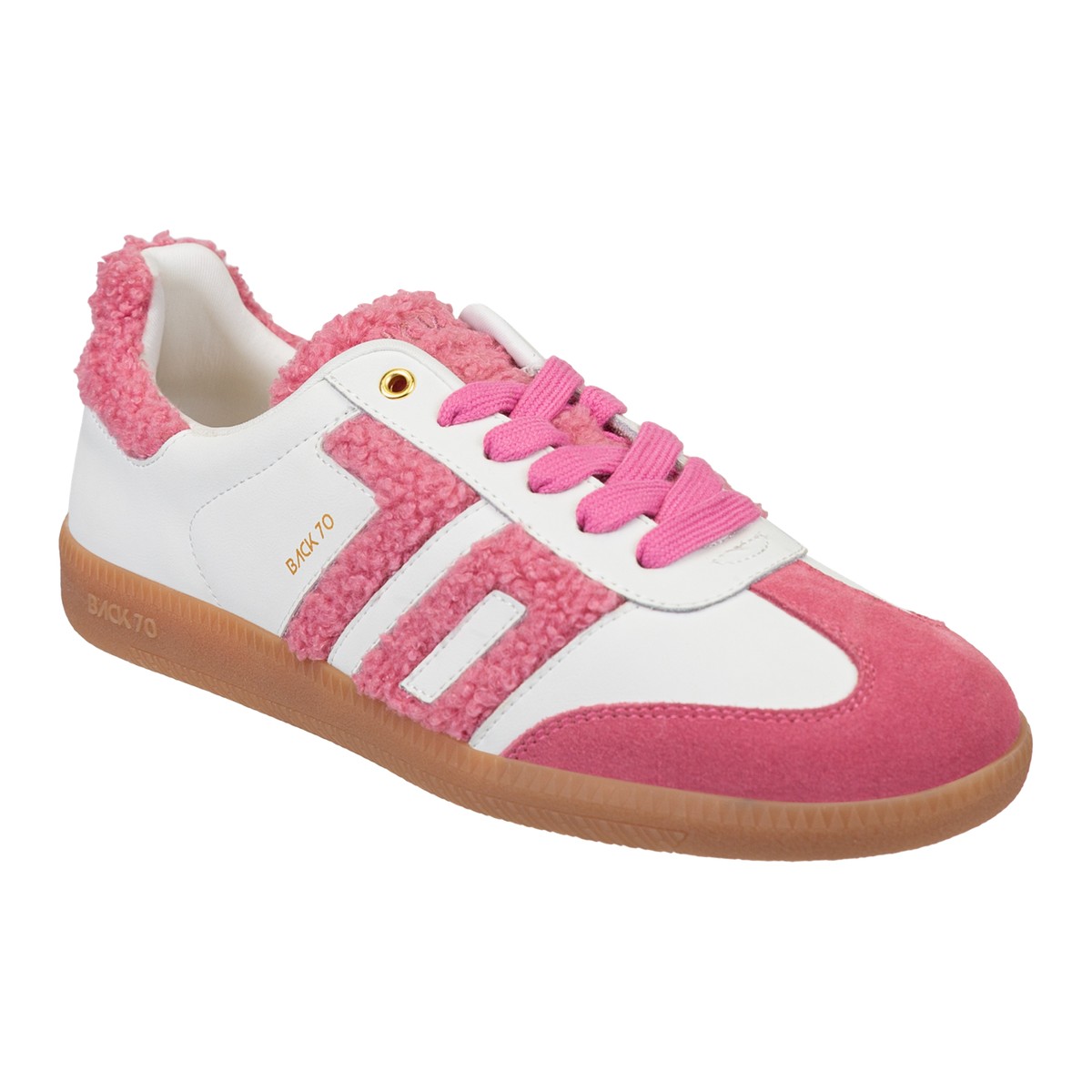 Cloud Sneakers in White Pink