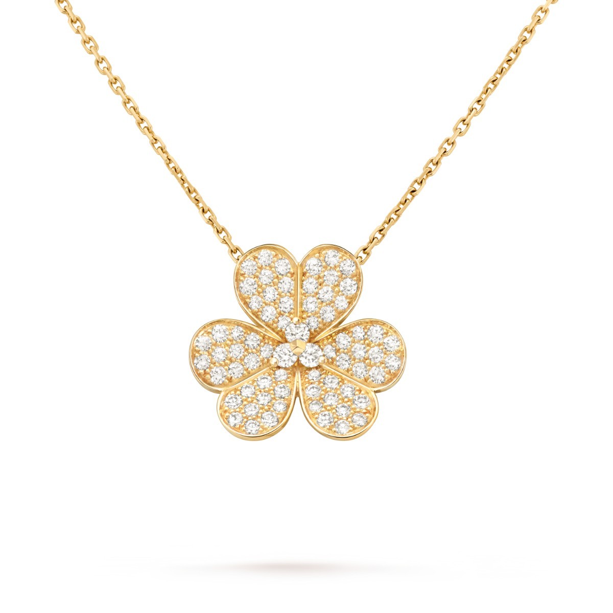 Frivole Pendant, Large Model, Yellow Gold