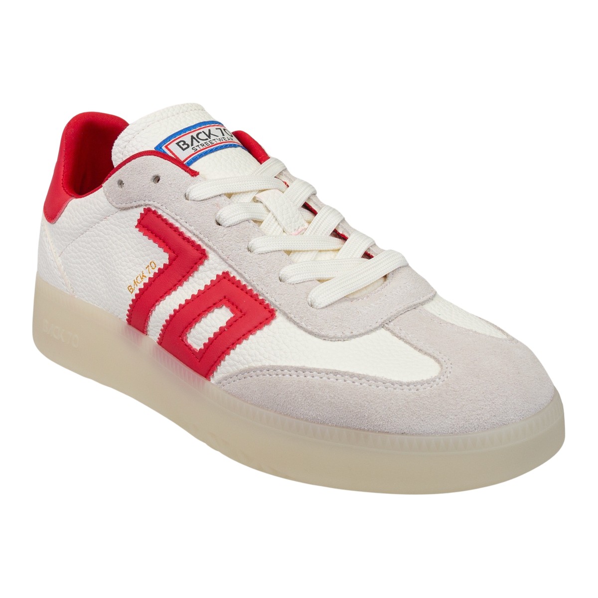 Boston 2502 Sneakers in White Red