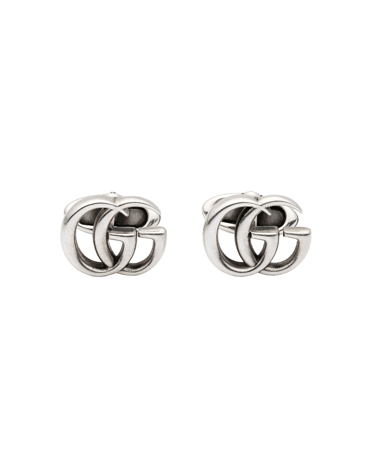 Sterling Silver GG Marmont Cufflinks