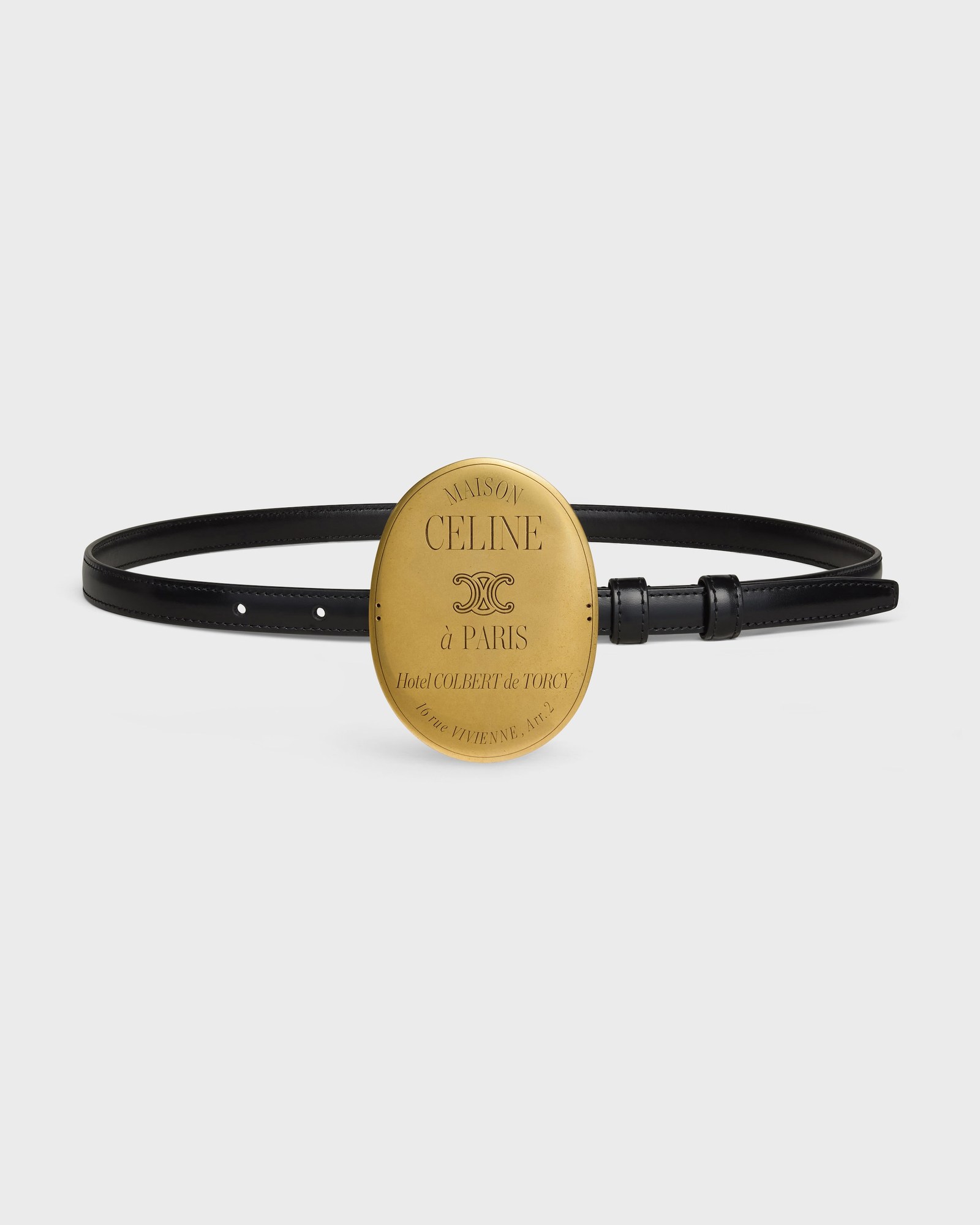 Maison Celine Belt in Taurillon Leather