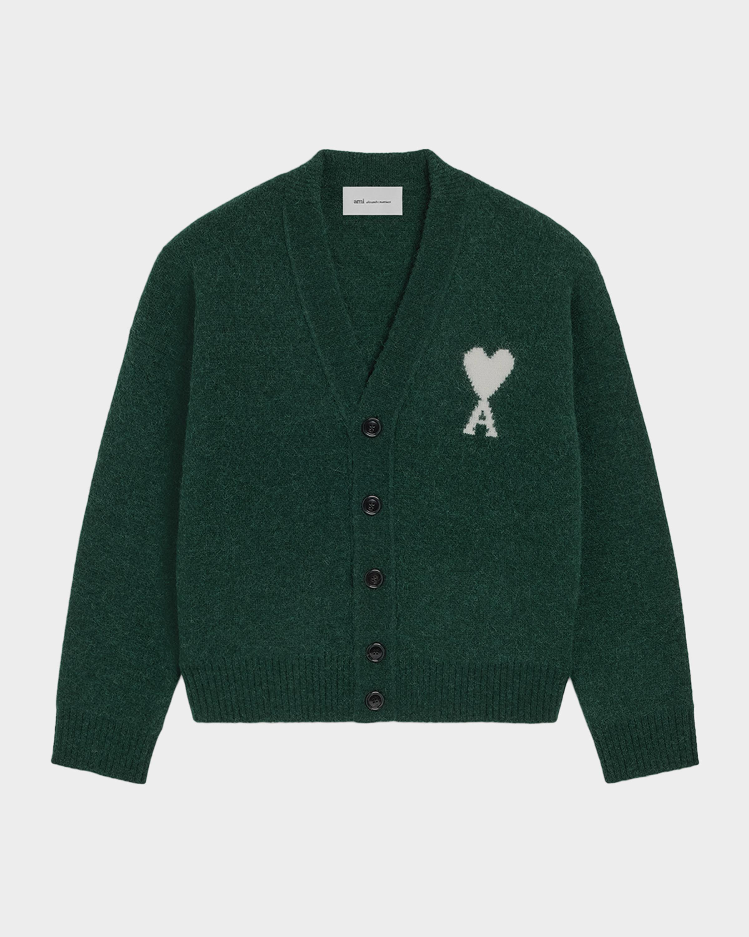 Men's Intarsia Ami de Cur Knit Cardigan