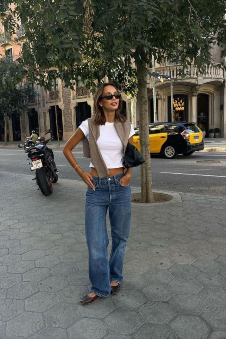 Barrel Jeans Are The Denim Shape Everyone's Wearing