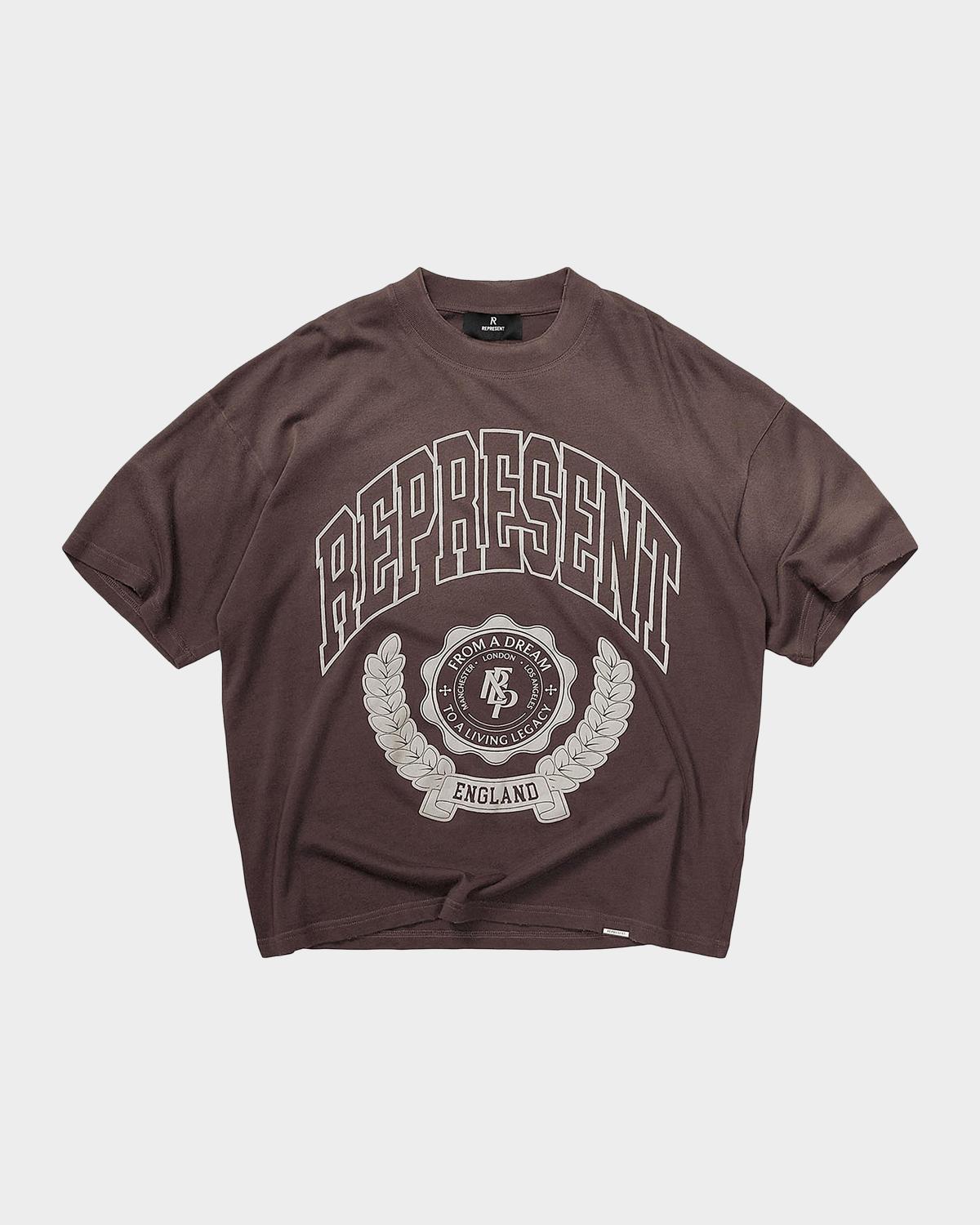 Men's Represent Legacy Crest Cotton T-Shirt
