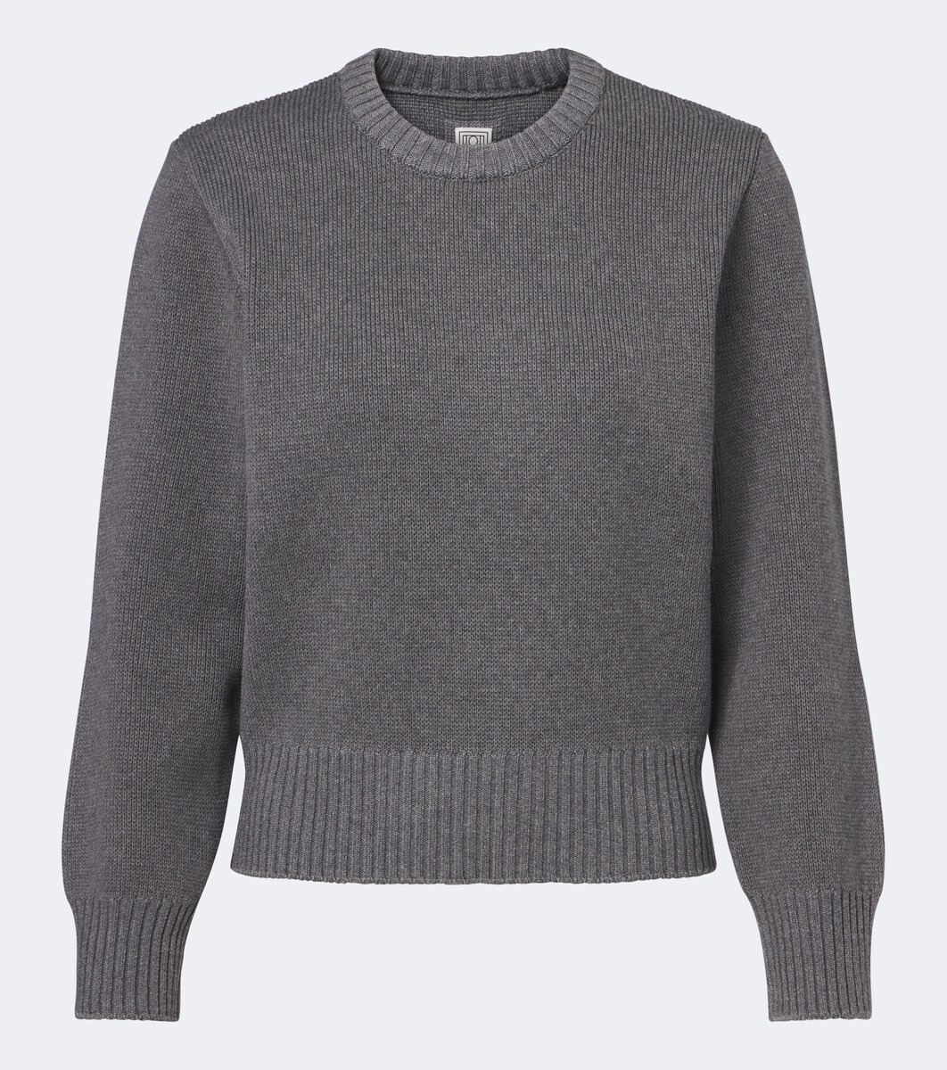 Wool and cotton sweater