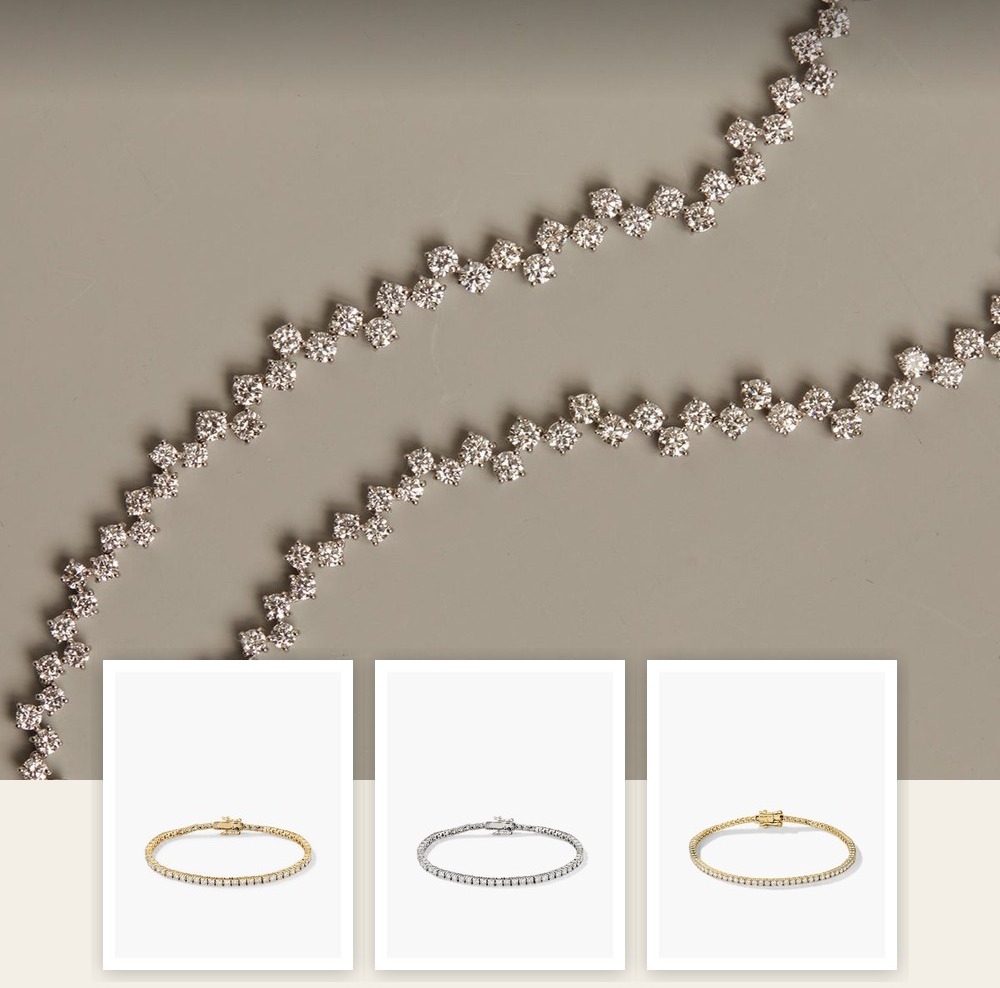 A collage of jewelry pieces from the What Makes a Piece an Heirloom, Not Just Expensive edit, including items from Aurate New York, Jenny Bird, Mejuri.